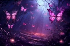 Captivating Magical forest butterfly. Generate Ai Product Image 1