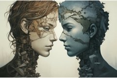 Caring Man and woman. Generate Ai Product Image 1