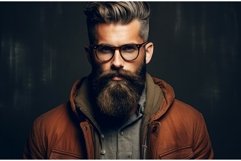 Robust Strong man with beard. Generate Ai Product Image 1