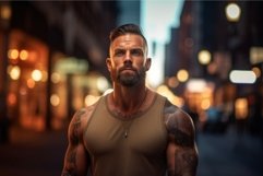 Muscular man. Generate Ai Product Image 1