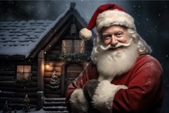 Person santa claus house. Generate Ai Product Image 1
