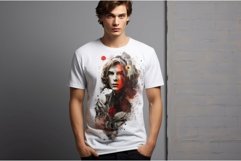 Cool man white tshirt. Generate Ai Product Image 1