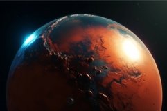 Mars planet beautiful. Generate Ai Product Image 1