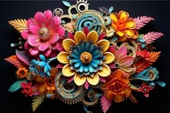 Mechanical flowers. Generate Ai Product Image 1