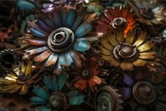 Mechanical flowers. Generate Ai Product Image 1