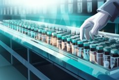 Medical factory vaccine. Generate Ai Product Image 1