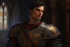 Ornate Medieval duke portrait. Generate Ai Product Image 1