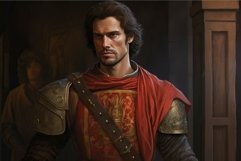 Detailed Medieval duke portrait. Generate Ai Product Image 1