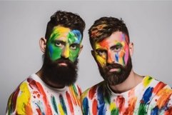 Men couple colors. Generate Ai Product Image 1