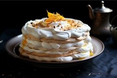 Meringue cake. Generate Ai Product Image 1