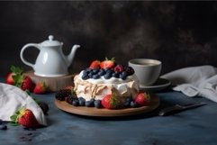 Meringue cake. Generate Ai Product Image 1