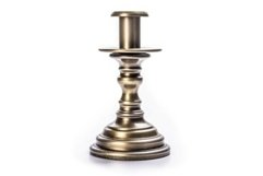 Metal vintage candlestick. Generate Ai Product Image 1