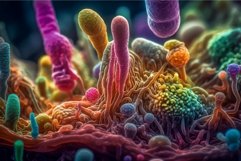 Colorful microbiome. Generate Ai Product Image 1