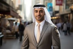 Enterprising Eastern businessman. Generate Ai Product Image 1