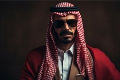 Tradition-oriented Eastern businessman. Generate Ai Product Image 1