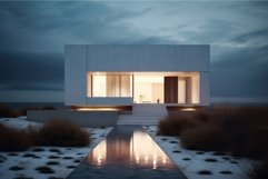 Minimalist house light. Generate Ai Product Image 1