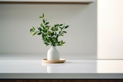 Minimalistic kitchen vase. Generate Ai Product Image 1