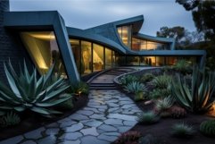 Modern sunny house. Generate Ai Product Image 1