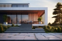 Functional Modern sunny house. Generate Ai Product Image 1