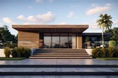 Cozy Modern sunny house. Generate Ai Product Image 1