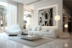 Modern living room interior with elegant decor Product Image 1