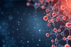 Molecule background. Generate Ai Product Image 1