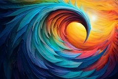 Luminous Moon colorful detailed. Generate Ai Product Image 1
