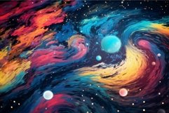 Mysterious Moon colorful detailed. Generate Ai Product Image 1