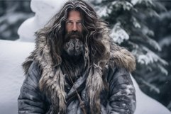 Mountain frozen man. Generate Ai Product Image 1