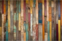 Multi color wooden vertical. Generate Ai Product Image 1