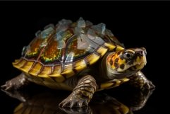 Crystal turtle animal. Generate Ai Product Image 1