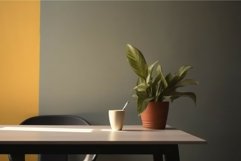 Office table plant kitchen. Generate Ai Product Image 1