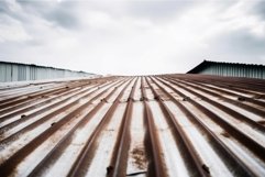 Old rusty rooftop surface. Generate ai Product Image 1