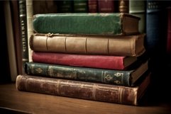 Old vintage books idea. Generate Ai Product Image 1