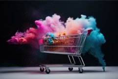 Customizable Online shopping cart. Generate Ai Product Image 1