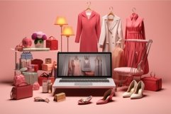 Manageable Online shopping cart. Generate Ai Product Image 1