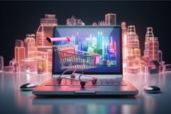 Navigable Online shopping cart. Generate Ai Product Image 1
