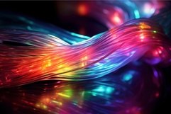 High-capacity Optic cable internet connection. Generate Ai Product Image 1
