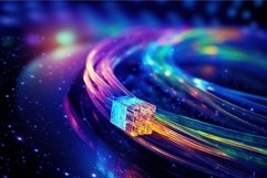 Durable Optic cable internet connection. Generate Ai Product Image 1