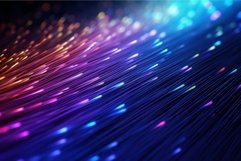 Transparent Optical fiber mockup. Generate Ai Product Image 1