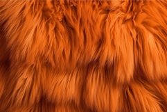 Orange fur fashion fiber texture. Generate ai Product Image 1