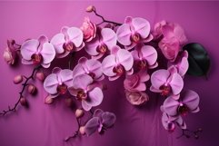 Exotic Pink orchids flowers. Generate Ai Product Image 1
