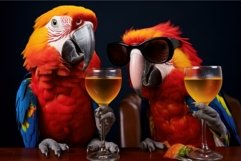 Noisy Parrots party. Generate Ai Product Image 1