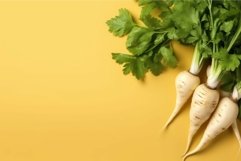 Parsnip background. Generate Ai Product Image 1