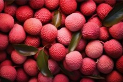 Lychee fruit diet. Generate Ai Product Image 1