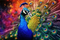 Ornate Peacock bird. Generate Ai Product Image 1
