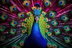 Proud Peacock bird. Generate Ai Product Image 1