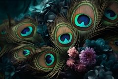 Peacock feather plants. Generate Ai Product Image 1