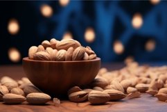 Pecan mockup background. Generate Ai Product Image 1