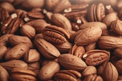 Textured Pecan mockup background. Generate Ai Product Image 1